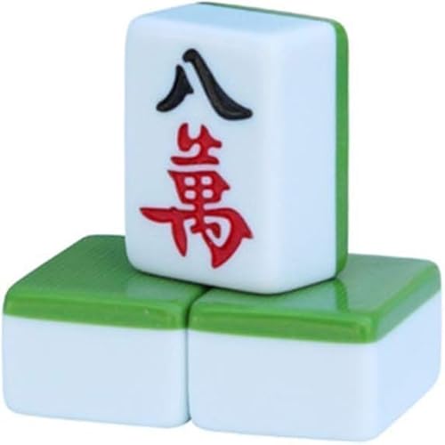 SSDDLZEQ Mahjong-Kartenset, Chinesisches Mahjong-Set, 144 digitale Kacheln, Chinesisches Mahjong-Spielset(42 EU) von SSDDLZEQ