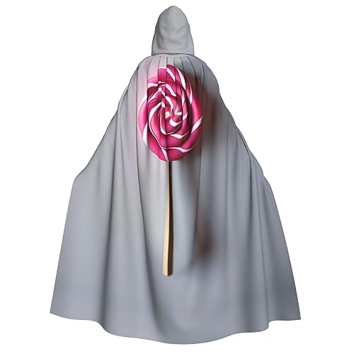 SSIMOO Lollipop auffälliger Cosplay-Kostüm-Umhang für Damen, Uni, Vampirumhang für Halloween von SSIMOO