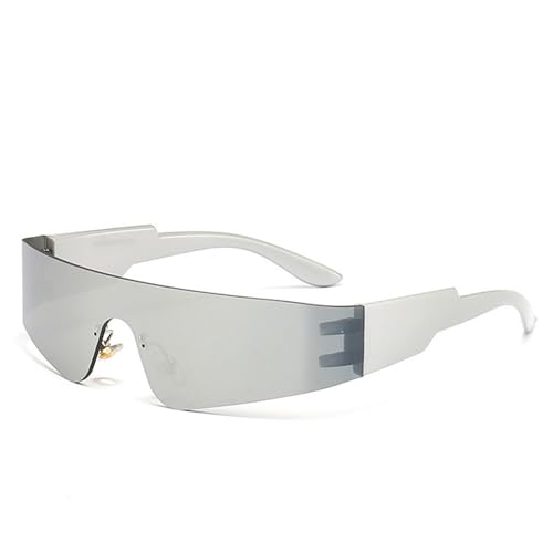 SSKHE Futuristische Sonnenbrille,Space Brille,Alien Brille,Partybrille Funbrille,Futuristische Brille,Futuristische Sonnenbrille,Modische Brillen,Rollenspiel Halloween Brillen von SSKHE