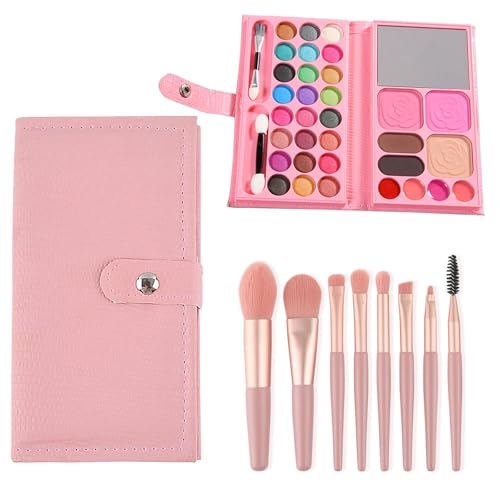 SSKHE Make-up Spielzeug Set, waschbar Mädchen Make-up Set, Kinder Make-up Sets, Weihnachten Geburtstag Geschenke für kleine Mädchen Alter 3 4 5 6 7 8 9 Jahre alt, waschbar ungiftig Make-up Kit von SSKHE