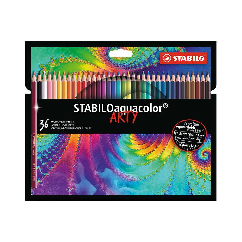 Aquarell-Buntstift STABILO® aquacolor ARTY 36er-Pack von STABILO®