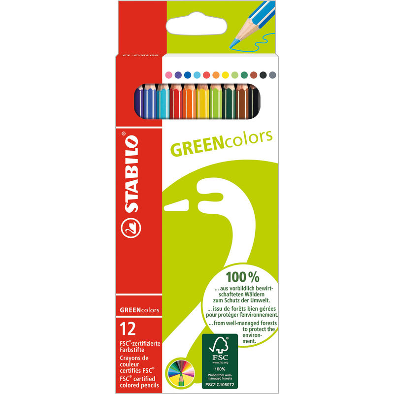 Buntstift STABILO® GREENcolors 12er-Pack von STABILO®