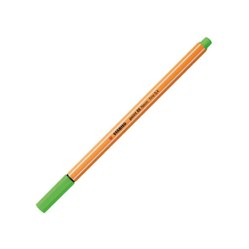 STABILO Fineliner point 88, Sets Einzeln, Farbe neongrün STABILO Fineliner point 88, Sets Einzeln, Farbe neongrün von STABILO