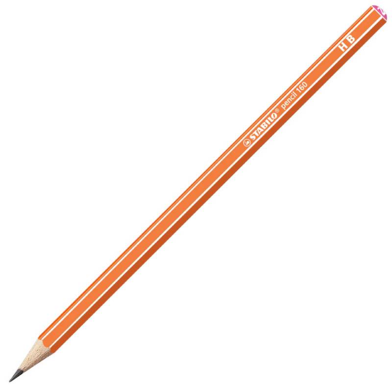 STABILO Schulbleistift pencil 160, Sets Einzeln, Bleistift ohne Radierer, Härtegrad 2B, Farbe orange STABILO Schulbleistift pencil 160, Sets Einzeln, Bleistift ohne Radierer, Härtegrad 2B, Farbe orange von STABILO