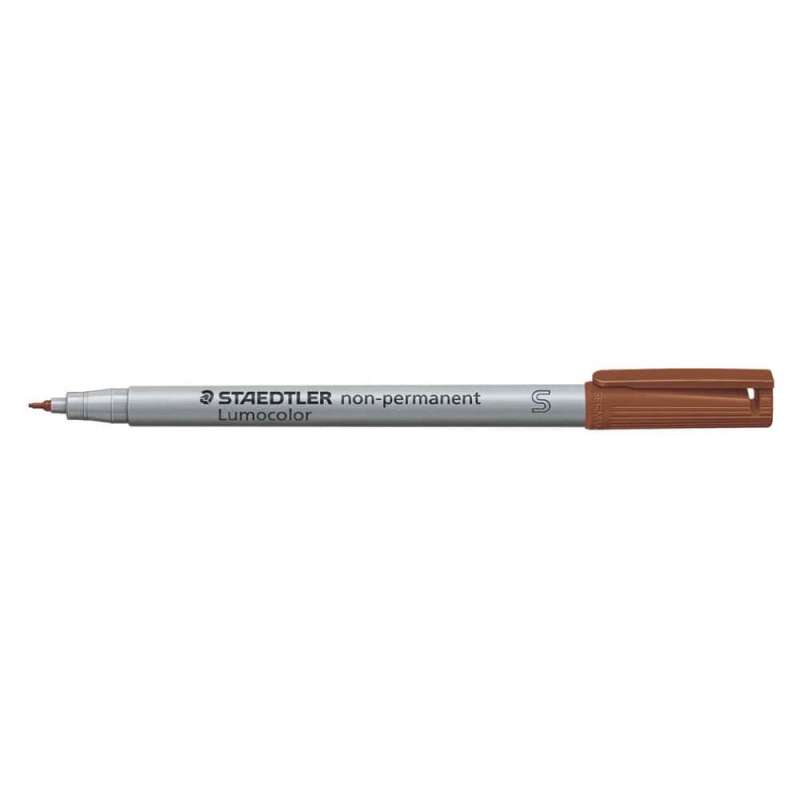 STAEDTLER Lumocolor Folienschreiber, Sets Einzeln, Ausführung abwischbar, Strichstärke 0,4 mm, Farbe braun STAEDTLER Lumocolor Folienschreiber, Sets Einzeln, Ausführung abwischbar, Strichstärke 0,4 mm, Farbe braun von STAEDTLER