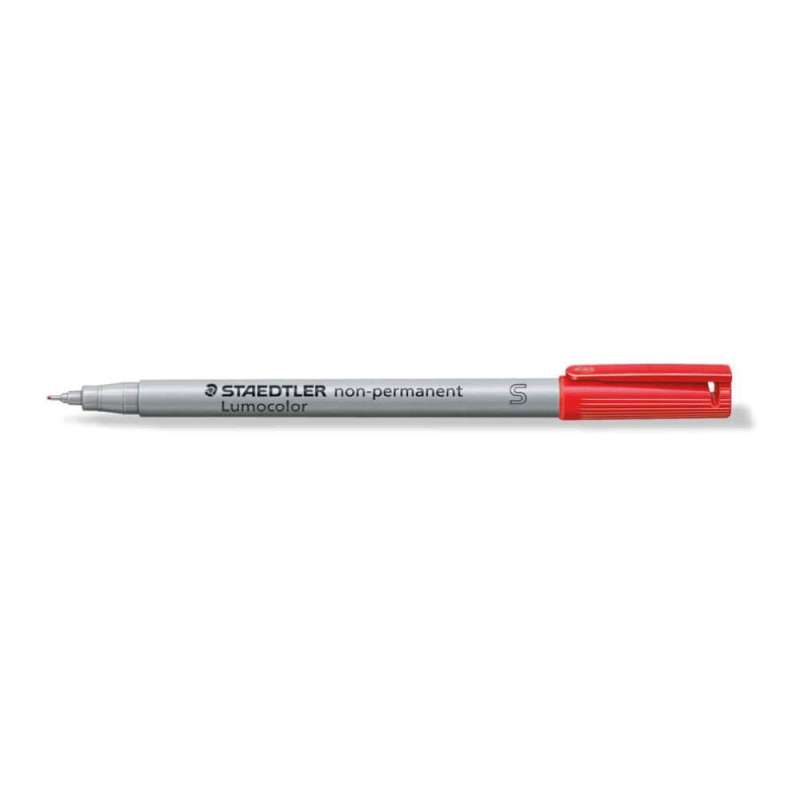 STAEDTLER Lumocolor Folienschreiber, Sets Einzeln, Ausführung abwischbar, Strichstärke 0,4 mm, Farbe rot STAEDTLER Lumocolor Folienschreiber, Sets Einzeln, Ausführung abwischbar, Strichstärke 0,4 mm, Farbe rot von STAEDTLER
