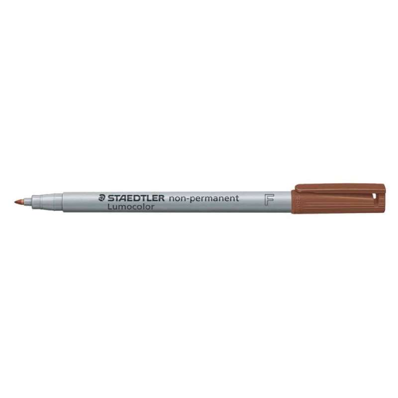 STAEDTLER Lumocolor Folienschreiber, Sets Einzeln, Ausführung abwischbar, Strichstärke 0,6 mm, Farbe braun STAEDTLER Lumocolor Folienschreiber, Sets Einzeln, Ausführung abwischbar, Strichstärke 0,6 mm, Farbe braun von STAEDTLER