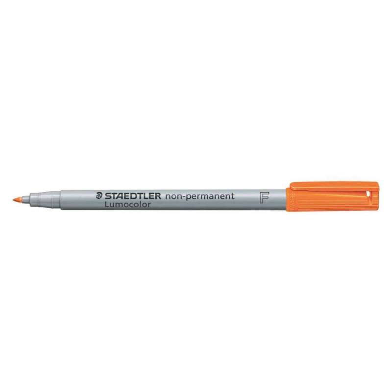 STAEDTLER Lumocolor Folienschreiber, Sets Einzeln, Ausführung abwischbar, Strichstärke 0,6 mm, Farbe orange STAEDTLER Lumocolor Folienschreiber, Sets Einzeln, Ausführung abwischbar, Strichstärke 0,6 mm, Farbe orange von STAEDTLER