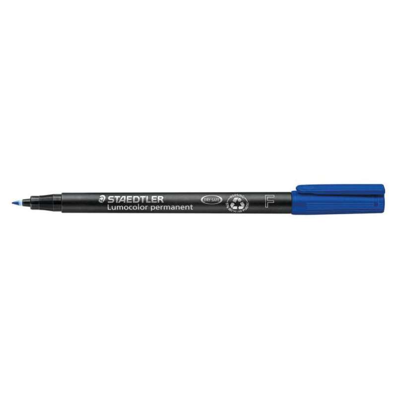 STAEDTLER Lumocolor Folienschreiber, Sets Einzeln, Ausführung permanent, Strichstärke 0,6 mm, Farbe blau STAEDTLER Lumocolor Folienschreiber, Sets Einzeln, Ausführung permanent, Strichstärke 0,6 mm, Farbe blau von STAEDTLER