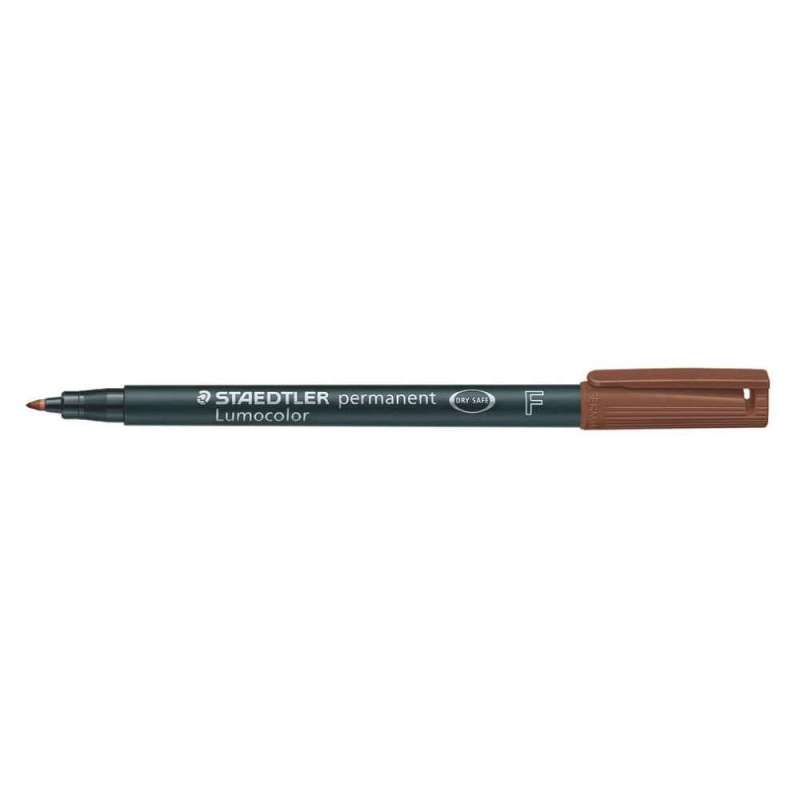 STAEDTLER Lumocolor Folienschreiber, Sets Einzeln, Ausführung permanent, Strichstärke 0,6 mm, Farbe braun STAEDTLER Lumocolor Folienschreiber, Sets Einzeln, Ausführung permanent, Strichstärke 0,6 mm, Farbe braun von STAEDTLER