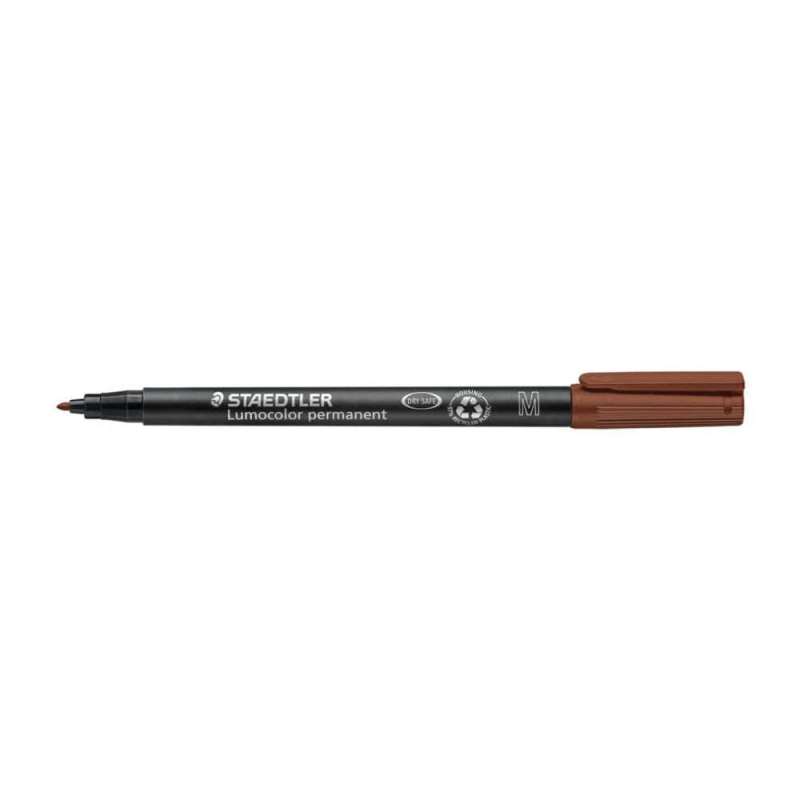 STAEDTLER Lumocolor Folienschreiber, Sets Einzeln, Ausführung permanent, Strichstärke 1,0 mm, Farbe braun STAEDTLER Lumocolor Folienschreiber, Sets Einzeln, Ausführung permanent, Strichstärke 1,0 mm, Farbe braun von STAEDTLER