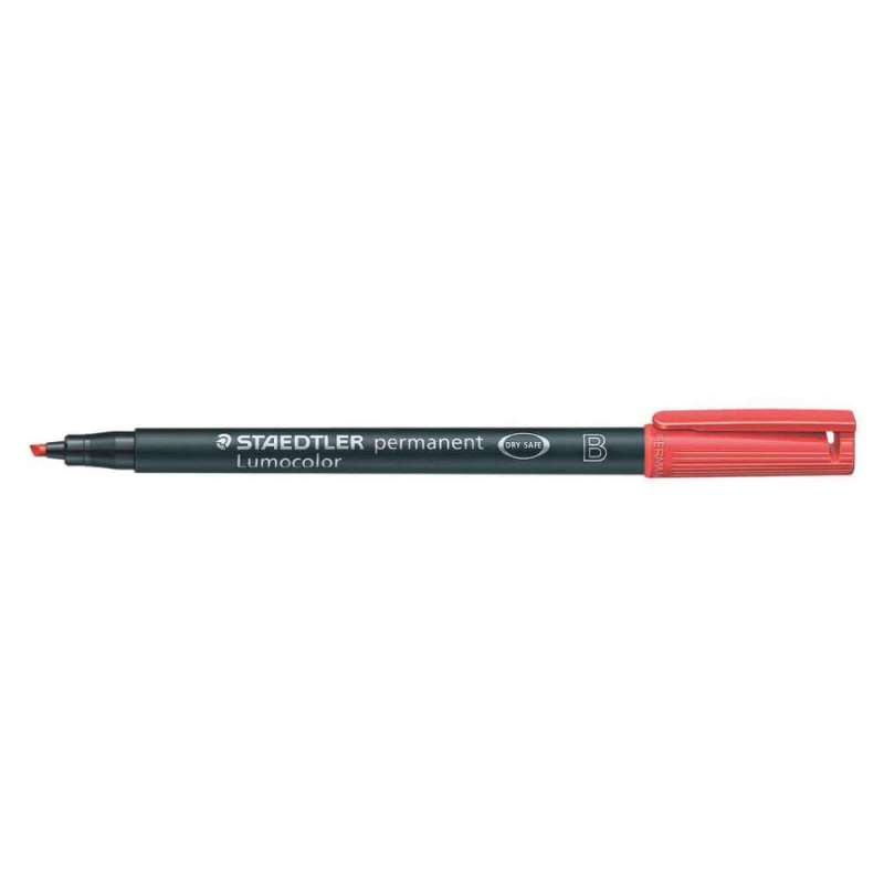 STAEDTLER Lumocolor Folienschreiber, Sets Einzeln, Ausführung permanent, Strichstärke 1 - 2,5 mm, Farbe rot STAEDTLER Lumocolor Folienschreiber, Sets Einzeln, Ausführung permanent, Strichstärke 1 - 2,5 mm, Farbe rot von STAEDTLER