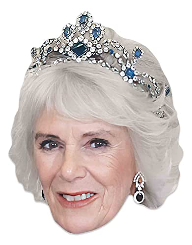 STAR CUTOUTS SM438 Camilla Queen Consort Maske Krone von STAR CUTOUTS