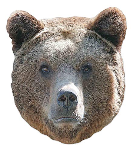 Star Cutouts Ltd Bear Single Face Mask l Kids Pappmaske von STAR CUTOUTS