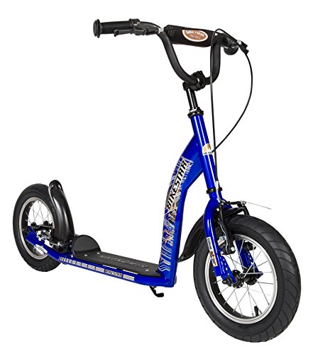 BIKESTAR Roller Kinderroller Tretroller Kickscooter mit Luftreifen für Jungen und Mädchen ab 6-7 Jahre | 12 Zoll Sport Kinder Scooter | Blau | Risikofrei Testen von STAR SCOOTER