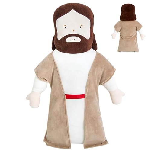 STARTONYOU Jesus-Plüschtier, süßes Cartoon-Plüschtier mit Jesus-Plüschpuppe, weiches Kissen for Zuhause, Büro, Auto, Taufe, Ostern, religiöse Partygeschenke STARTONYOU Jesus-Plüschtier, süßes Cartoon-Plüschtier mit Jesus-Plüschpuppe, weiches Kissen for Zuhause, Büro, Auto, Taufe, Ostern, religiöse Partygeschenke von STARTONYOU