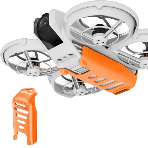 STARTRC Fahrwerk für DJI Neo Zubehör, Drone Batterieschutz 2-in-1 für DJI Neo Drone (Orange) von STARTRC