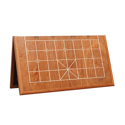 Faltbares Schachbrett Professionelles Schachbrett MDF Tragbares Xiangqi-Brett Reisebrettspiele(14.6 x 13.5 x 0.6in) von STEPHM