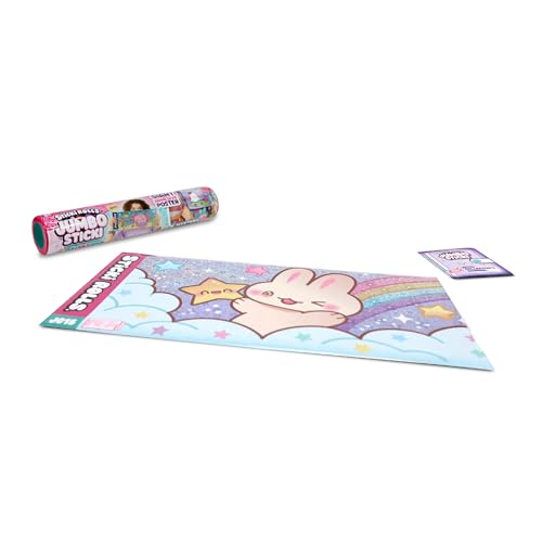 Sticki Rolls Jumbo-Stickies, riesige, wiederaufklebbare Folienaufkleber, einzigartige Kawaii-Designs, Sammlerstück, Wanddekoration für Kinder ab 5 Jahren Sticki Rolls Jumbo-Stickies, riesige, wiederaufklebbare Folienaufkleber, einzigartige Kawaii-Designs, Sammlerstück, Wanddekoration für Kinder ab 5 Jahren von STICKI ROLLS