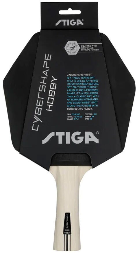 STIGA Bat Cybershape Hobby Tischtennisschläger, Blau von STIGA