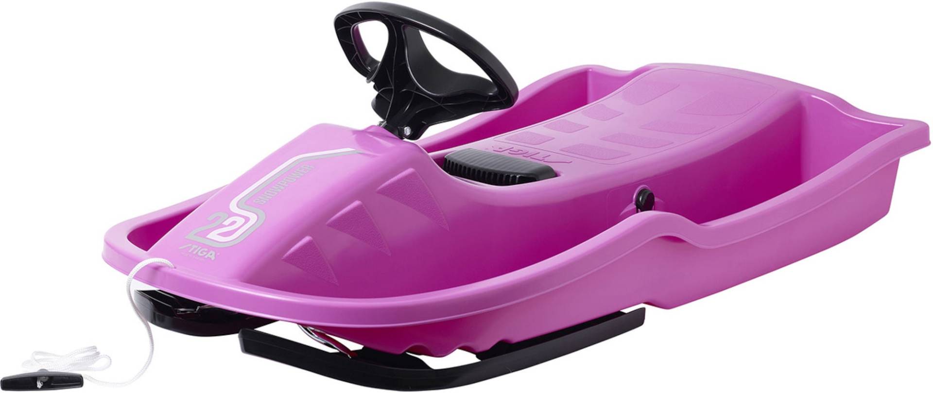 STIGA Lenkschlitten SnowPower mit Bremse, Rosa von STIGA