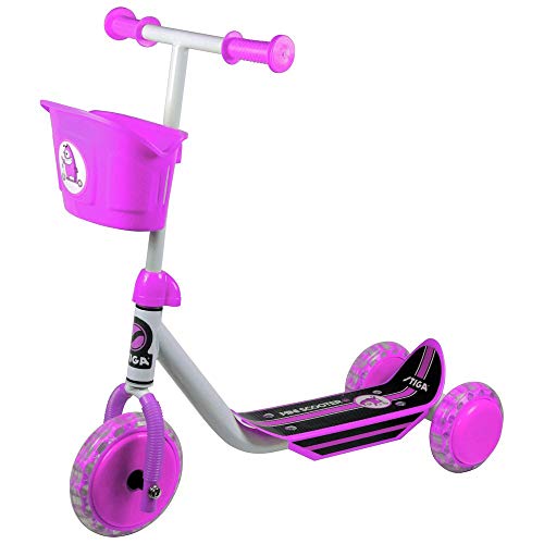 Stiga Mini Kid 3W Kinderroller mit 3 Rädern, Rosa, Weiß/Rosa, ab 2 Jahre Stiga Mini Kid 3W Kinderroller mit 3 Rädern, Rosa, Weiß/Rosa, ab 2 Jahre von STIGA