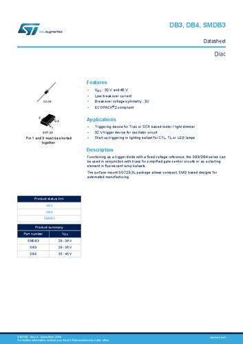 STMicroelectronics SMDB3 SMD von STMICROELECTRONICS