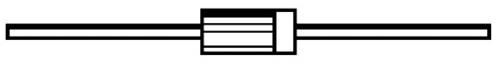 STMicroelectronics Schottky-Diode - Gleichrichter BAT46 DO-35 100V Einzeln von STMICROELECTRONICS