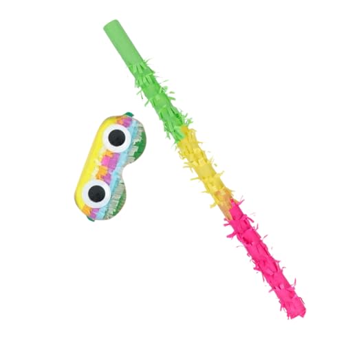 STOBAZA 1 Set Pinata Zubehör Augenmaske Geburtstagsfeier Party Süßigkeiten Smashing Spielzeug Geschenkbox Zubehör Für Kinder Und Erwachsene Augenmaske + von STOBAZA