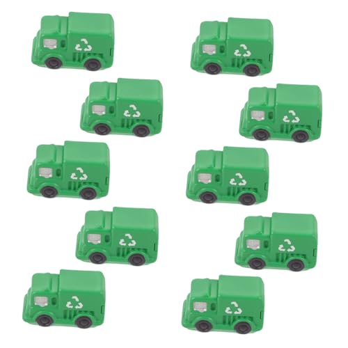 STOBAZA 10stücke Müllwagen-Ornamente Für Modelllandschaften Kleine Müllwagen-Dekoration Für Puppenhäuser Und Büros Winzige Fahrzeugmodelle Mit Müllwagen-dekor STOBAZA 10stücke Müllwagen-Ornamente Für Modelllandschaften Kleine Müllwagen-Dekoration Für Puppenhäuser Und Büros Winzige Fahrzeugmodelle Mit Müllwagen-dekor von STOBAZA