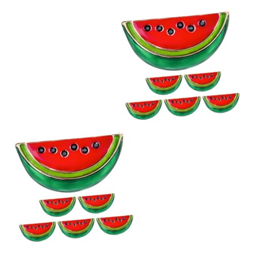 STOBAZA 12 Stück Brosche Schöne Anstecknadel Wassermelone Revers Schalkragen Clip Vintage Anstecknadel Emaille Obst Anstecknadeln Kleiderabzeichen Anstecknadel Schals von STOBAZA