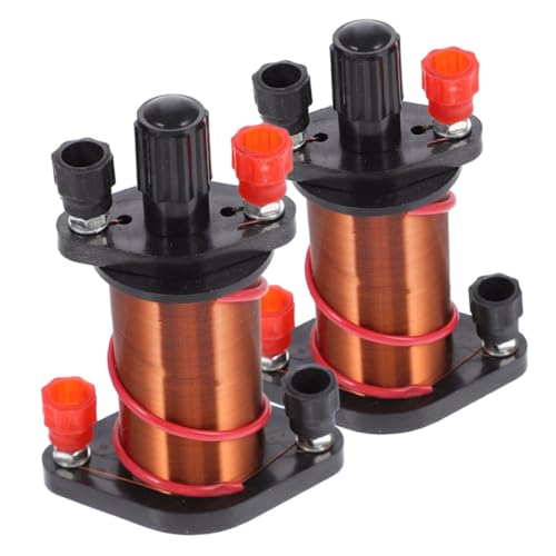 STOBAZA 2 Stück Elektromagnetische Induktionsspule Kupfer Lehrspule Physik Experiment Solenoid Kleine Leichte Langlebige Spulen für Schule Wissenschaftliche Experimente Magnetismus Lernen STOBAZA 2 Stück Elektromagnetische Induktionsspule Kupfer Lehrspule Physik Experiment Solenoid Kleine Leichte Langlebige Spulen für Schule Wissenschaftliche Experimente Magnetismus Lernen von STOBAZA