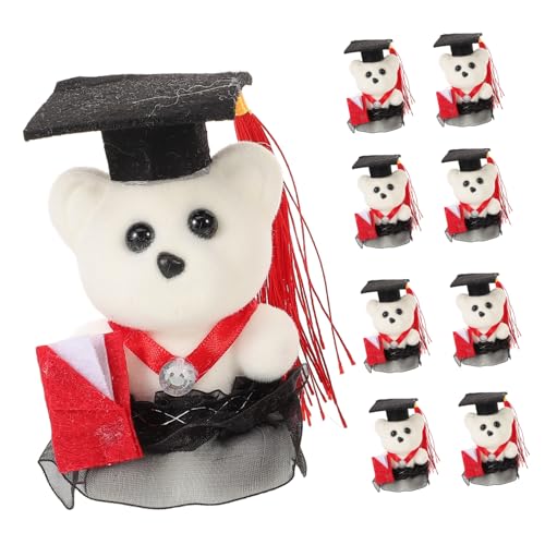 STOBAZA 20 Stück Plüschbären Doktorhut Abschlussdeko Stoffbär Kuscheltier Leicht für DIY Blumensträuße Geschenkboxen Abschlussfeier Geschenkidee für Absolventen STOBAZA 20 Stück Plüschbären Doktorhut Abschlussdeko Stoffbär Kuscheltier Leicht für DIY Blumensträuße Geschenkboxen Abschlussfeier Geschenkidee für Absolventen von STOBAZA