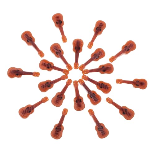 STOBAZA 20 Stück Teiliges Miniatur Gitarren Modellset aus Widerstandsfähigem Harz Kreative Miniatur Musikinstrument Deko für Puppenhaus Vintage Stil für Wohn und Miniaturhausdekoration STOBAZA 20 Stück Teiliges Miniatur Gitarren Modellset aus Widerstandsfähigem Harz Kreative Miniatur Musikinstrument Deko für Puppenhaus Vintage Stil für Wohn und Miniaturhausdekoration von STOBAZA