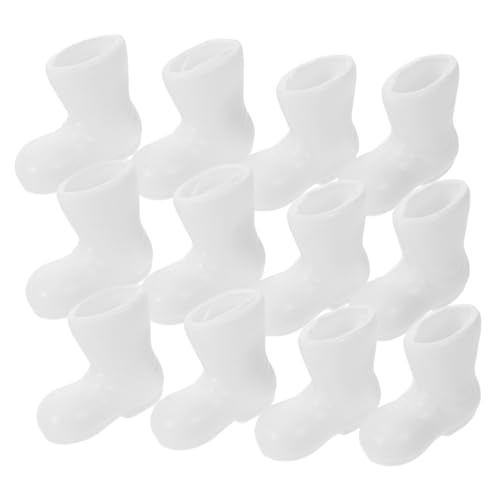 STOBAZA 50 Stück Miniatur Puppenschuhe Bunte Kunststoff Schuhe für Puppendekoration Basteln Weihnachtsstiefel Zubehör für Puppenhaus STOBAZA 50 Stück Miniatur Puppenschuhe Bunte Kunststoff Schuhe für Puppendekoration Basteln Weihnachtsstiefel Zubehör für Puppenhaus von STOBAZA