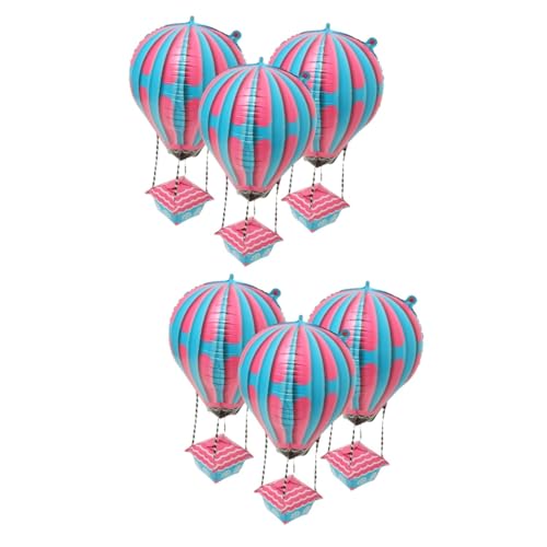 STOBAZA 8 Stück Heißluftballon „Alles Zum Geburtstag“ Luftballons Babyparty Dekorationen Ornament Für Kinder Große Aufblasbare Luftballons Geburtstagsfeier Luftballons Mardi von STOBAZA