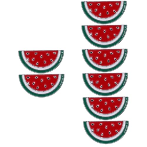 STOBAZA 8 Stück Wassermelone Brosche Umhang Kragen Pin Wassermelone Brosche Pins Wassermelone Schmuck Palästina Cartoon Abzeichen Wassermelone Brustnadel Wassermelone Revers von STOBAZA