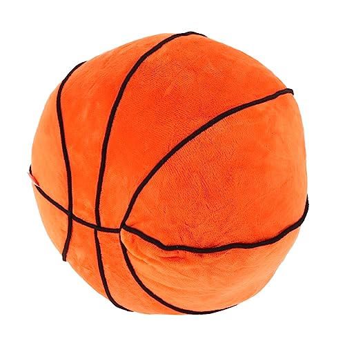 STOBAZA Basketball Plüsch Pillow Plüsch Basketball Wurf Kissen Sport Basketball -Form Schlafreisekissen Kissen von STOBAZA