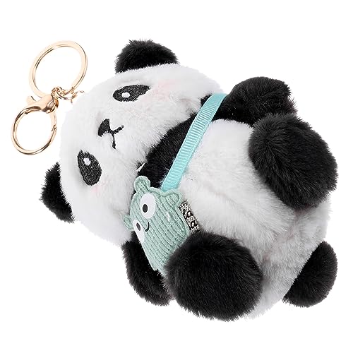 STOBAZA Plüschtier-schlüsselanhänger, Cartoon-panda-anhänger, Schlüsselanhänger, Handtasche, Panda-anhänger von STOBAZA