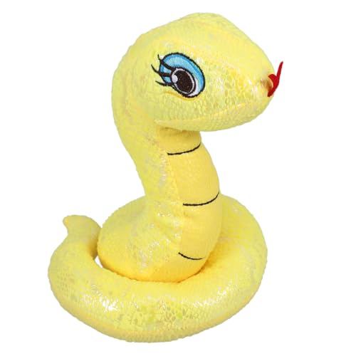 STOBAZA Realistische Plüschschlange Weiches Kuscheltier Detailgetreue Simulation Dekoratives für Halloween Party und Wohnambiente Lustiger Aprilscherzspaß Gelbe Schlange STOBAZA Realistische Plüschschlange Weiches Kuscheltier Detailgetreue Simulation Dekoratives für Halloween Party und Wohnambiente Lustiger Aprilscherzspaß Gelbe Schlange von STOBAZA