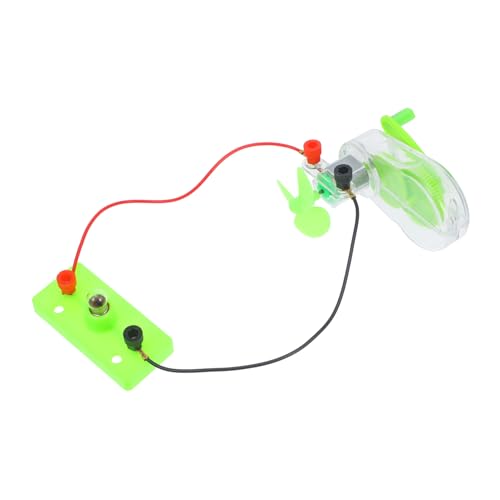 STOBOK 1 Satz Handgenerator Bildschirm Zubehör Servo Laterne Werkzeug Stromgenerator handkurbelgenerator DIY-Generator DIY-Modellgenerator manuelles Generator- Kupfer Light Green von STOBOK