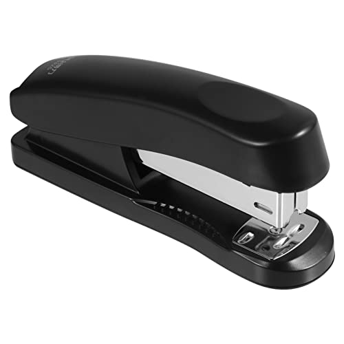 STOBOK 1 Satz Hefter Büroartikel Büromaterial Office Supplies Lightweight Stapler Schoot Büroklammern Zubehör Mini Werkzeug Papierbindemaschine Heftmaschine Rostfreier Stahl Black 4 Stück von STOBOK