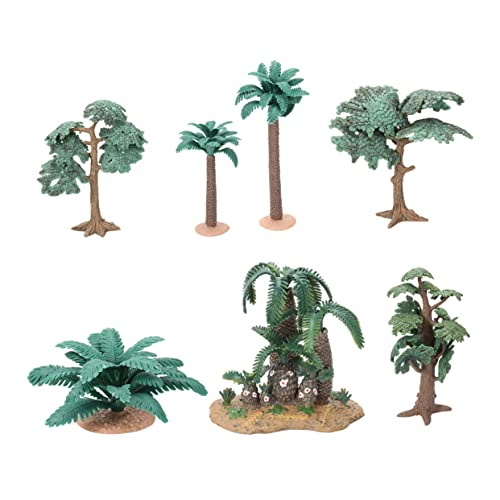 STOBOK 1 Satz Simulation Von Bäumen Baum Modelle Modellieren Kleine Künstliche Bäume Landschaft Modellbäume Modell Miniaturbäume Für Diorama Terrain Diorama-minibäume Green Plastik von STOBOK