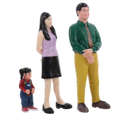 STOBOK 1 Satz Simulationscharaktermodell Miniatur Menschenfiguren modellieren Puppenhäuser Menschen Zahlen puppenhaus Figuren Familie Familienfiguren Menschen Figuren PVC von STOBOK