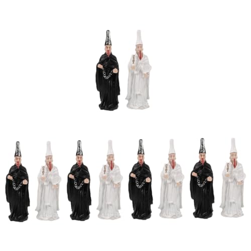 STOBOK 10 STK Zubehör für Sandtische bemalte Modell-Totenfigur Todesspielzeug-Spielset Puppenhaus-Todesspielzeug Halloween Dekoration pädagogische Spiele -Statue Horror-Statue Harz von STOBOK