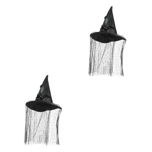 STOBOK 2 Stück Hexenhut Neuartiger Halloween Hut Dekorativer Halloween Hut Halloween Kostümhut Leichter Halloween Hut Hexendekor Hexen Requisite Hexen Cosplay Hut Halloween von STOBOK