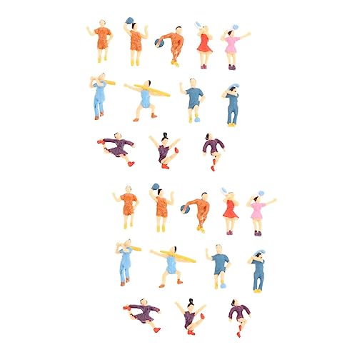 STOBOK 24stücke Miniaturfiguren Teiliges Modell Aus Kunststoff Für Sandtisch Und Landschaftsdekoration Geruchlos Und Kindersicher Gärten Und Schulprojekte STOBOK 24stücke Miniaturfiguren Teiliges Modell Aus Kunststoff Für Sandtisch Und Landschaftsdekoration Geruchlos Und Kindersicher Gärten Und Schulprojekte von STOBOK