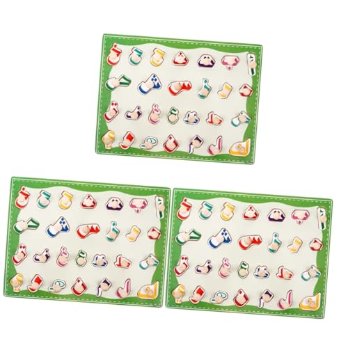 STOBOK 3 Sätze Aufklärungsgremium Für Früherziehung Intelligentes Puzzle-Spielzeug Rätsel des Arabischen Alphabets Arabische Rätsel Für Kinder Kinder-Puzzle-Spielzeug Alphabettafel Holz von STOBOK