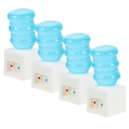 STOBOK 4 Stück Mini-wasserspender Puppenhaus- Simulation Eines Wasserspenders Bildungsmodell Modell Wasserspender Mini- - Süßer Wasserspender Trinkbrunnen Modell Plastik von STOBOK