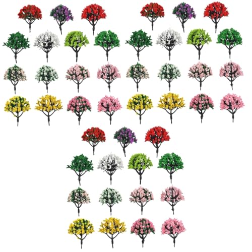 STOBOK 45 STK Artificial Tree Little Trees Modellbaum Dekorative Bäume Künstliche Bäume grüne Landschaft Landschaftsmodell Simulationsanlagenmodell Baumschmuck Miniaturbäume Plastik von STOBOK